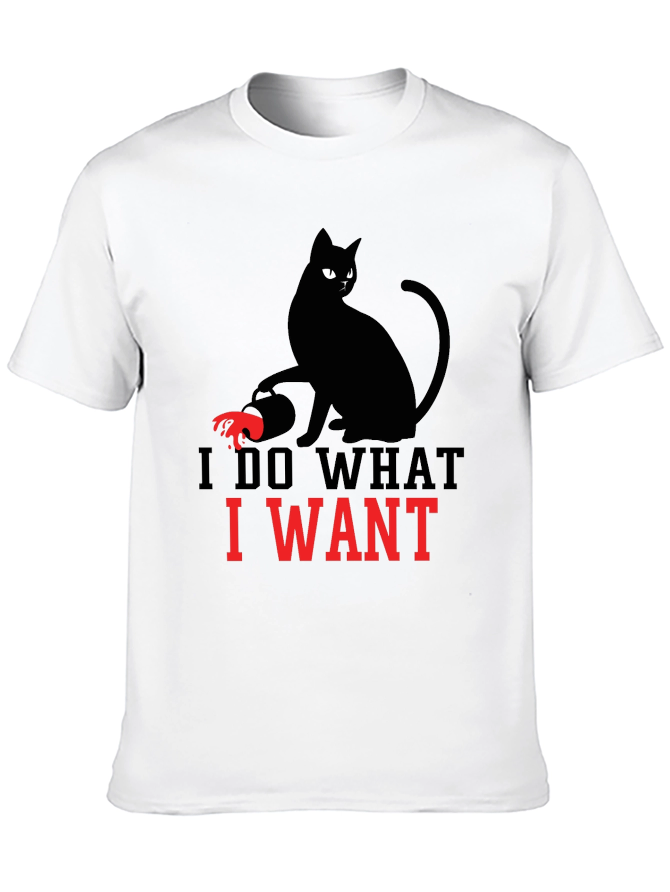 I Do What I Want Cat T-Shirt
