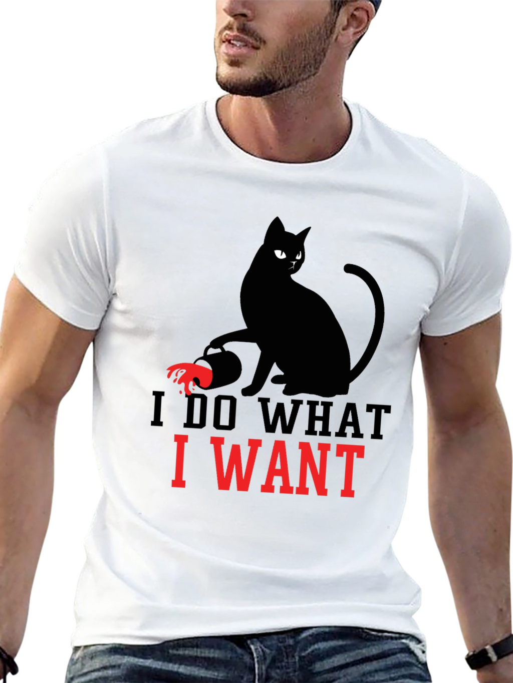 I Do What I Want Cat T-Shirt