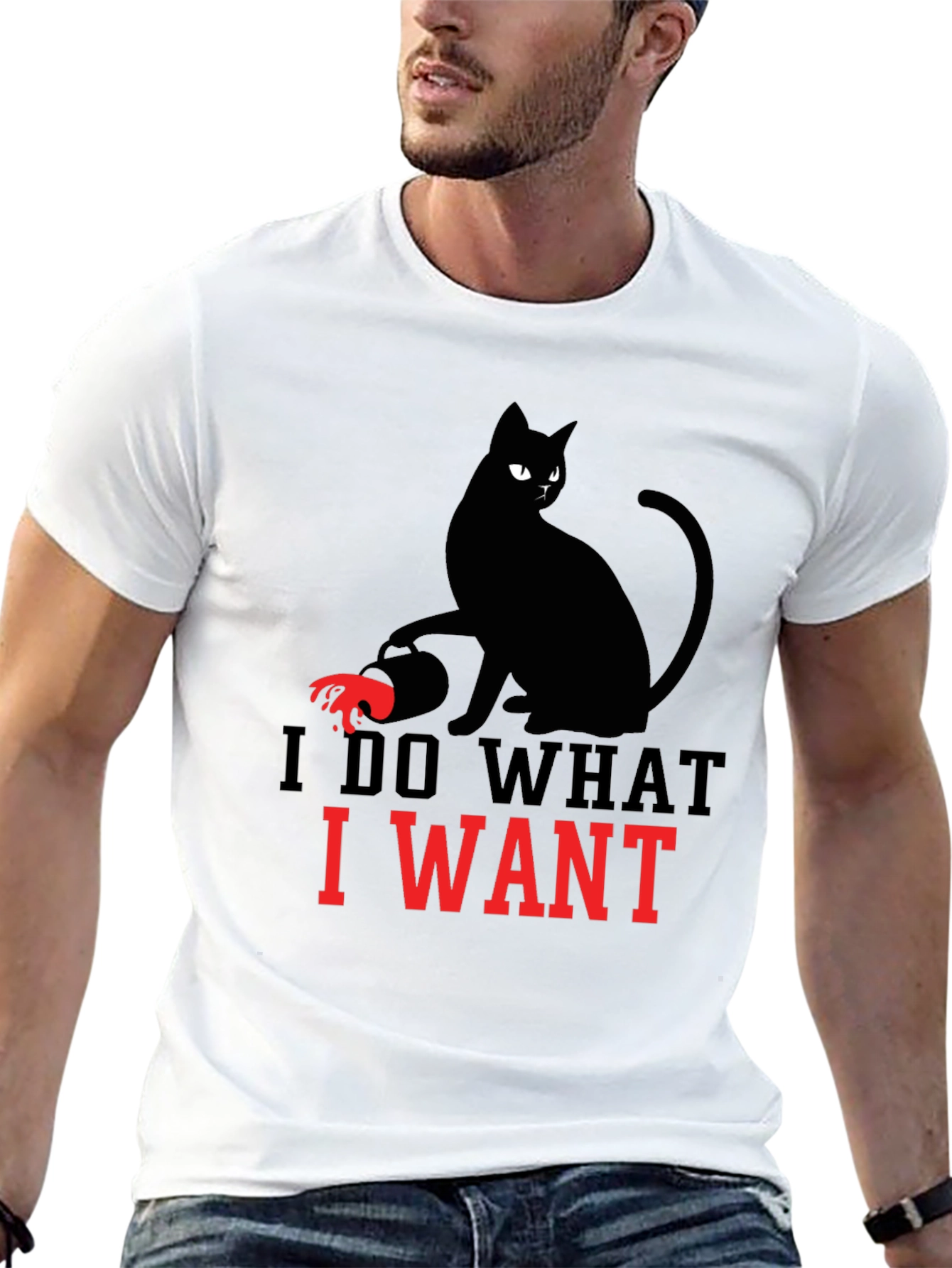 I Do What I Want Cat T-Shirt