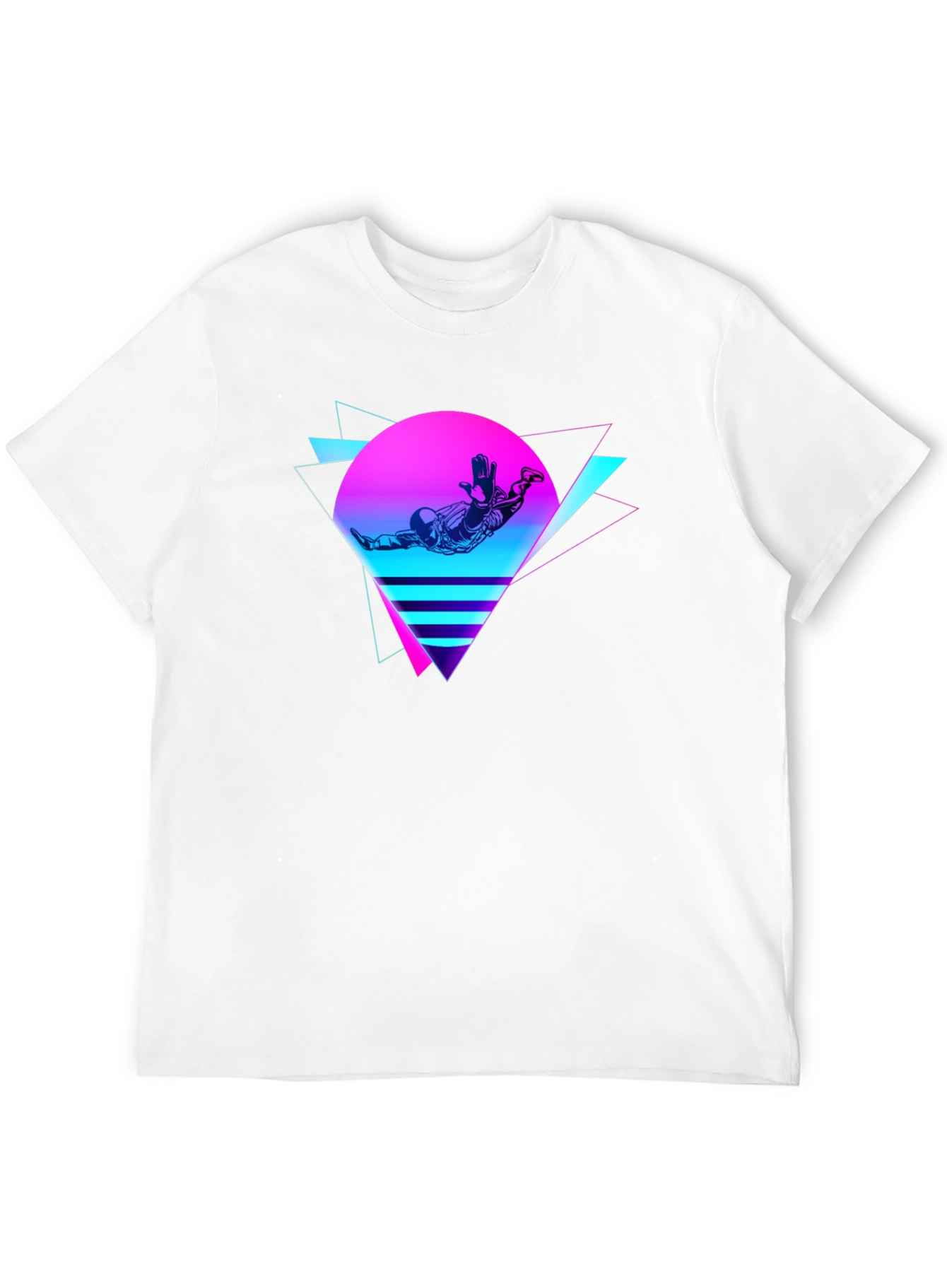 Retro Space T-Shirt: 80s Style Design