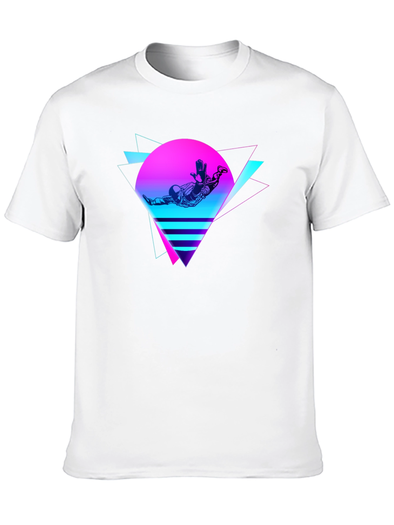 Retro Space T-Shirt: 80s Style Design