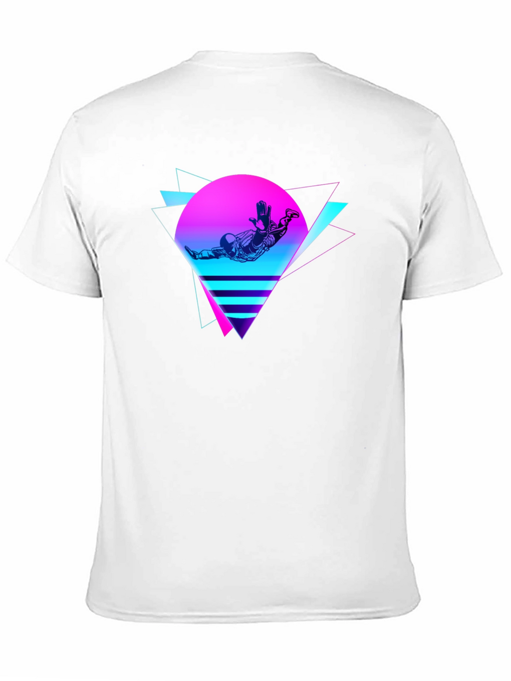 Retro Space T-Shirt: 80s Style Design