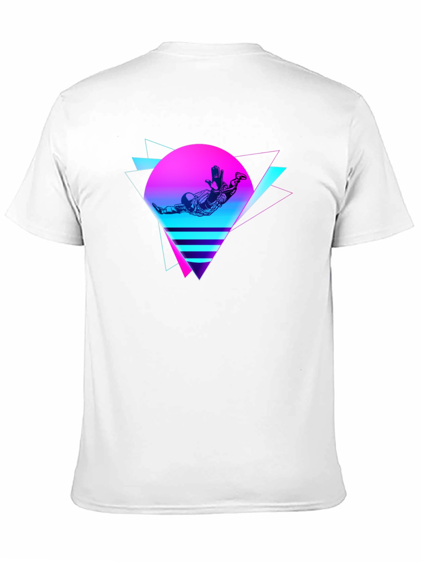 Retro Space T-Shirt: 80s Style Design