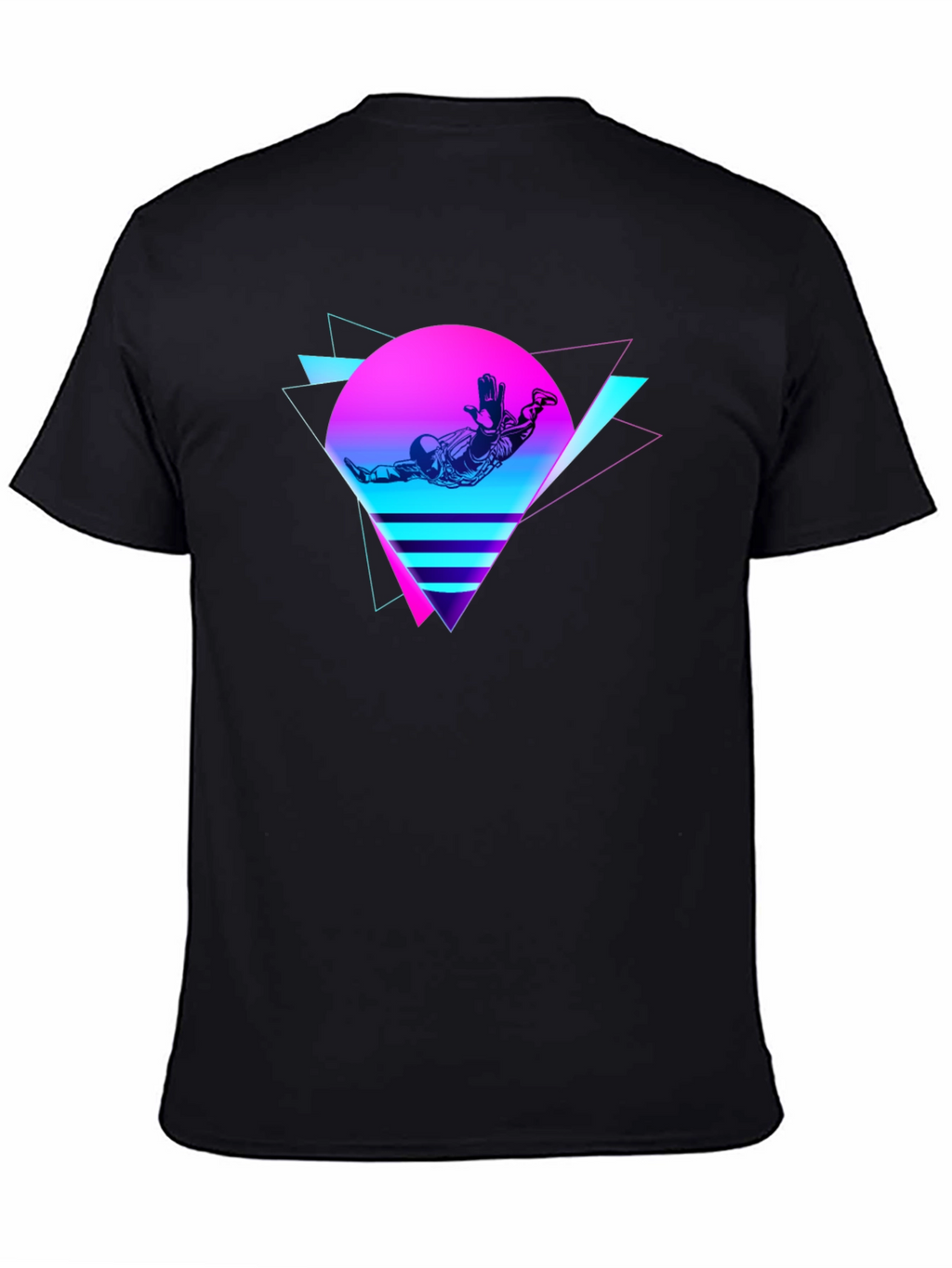 Retro Space T-Shirt: 80s Style Design