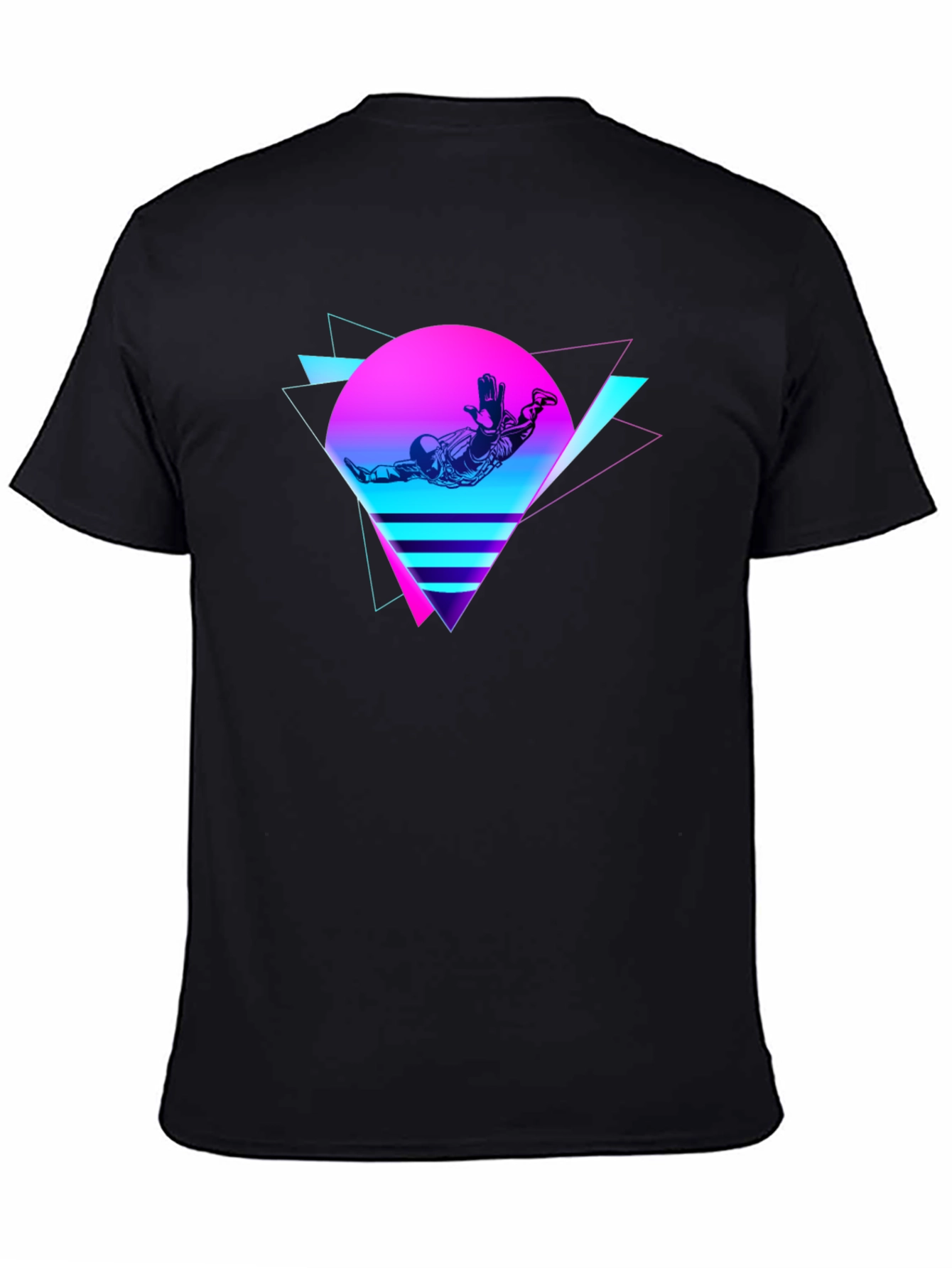 Retro Space T-Shirt: 80s Style Design