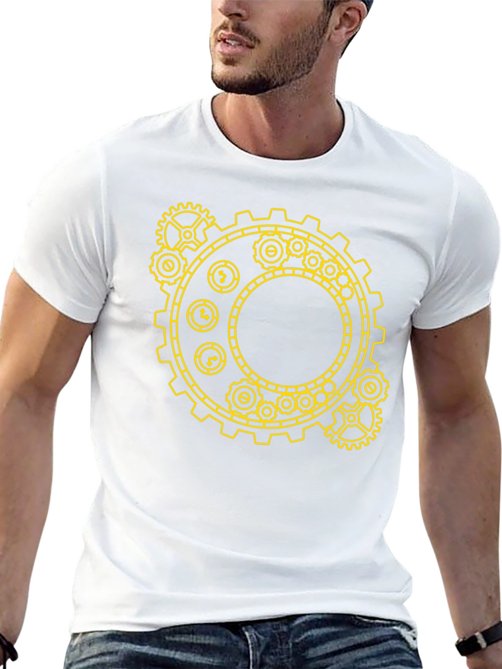 Steampunk Gear Graphic T-Shirt