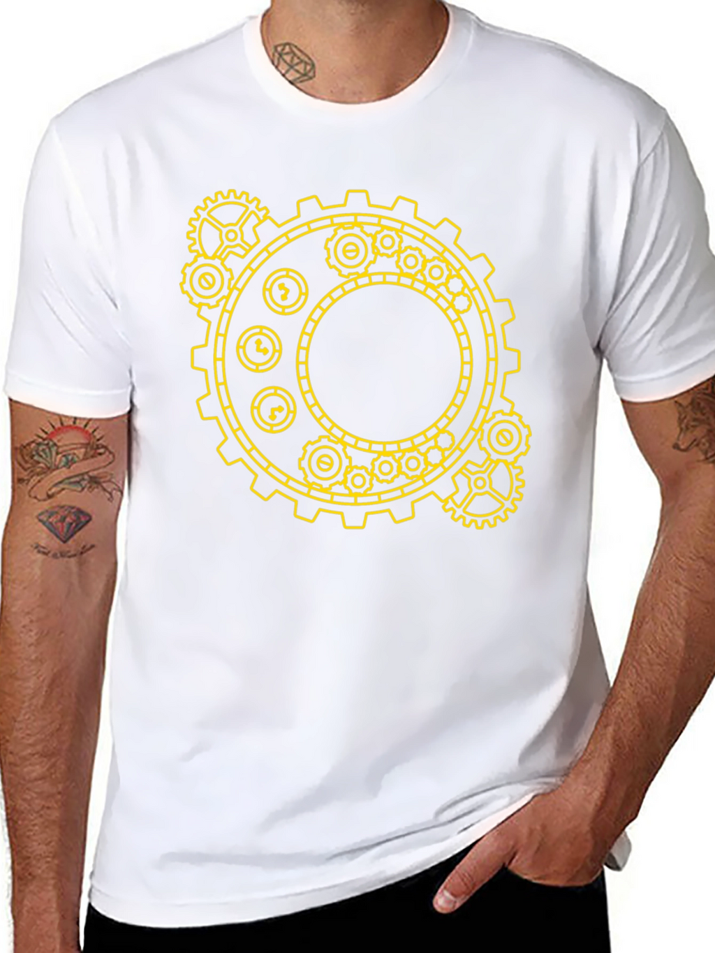 Steampunk Gear Graphic T-Shirt