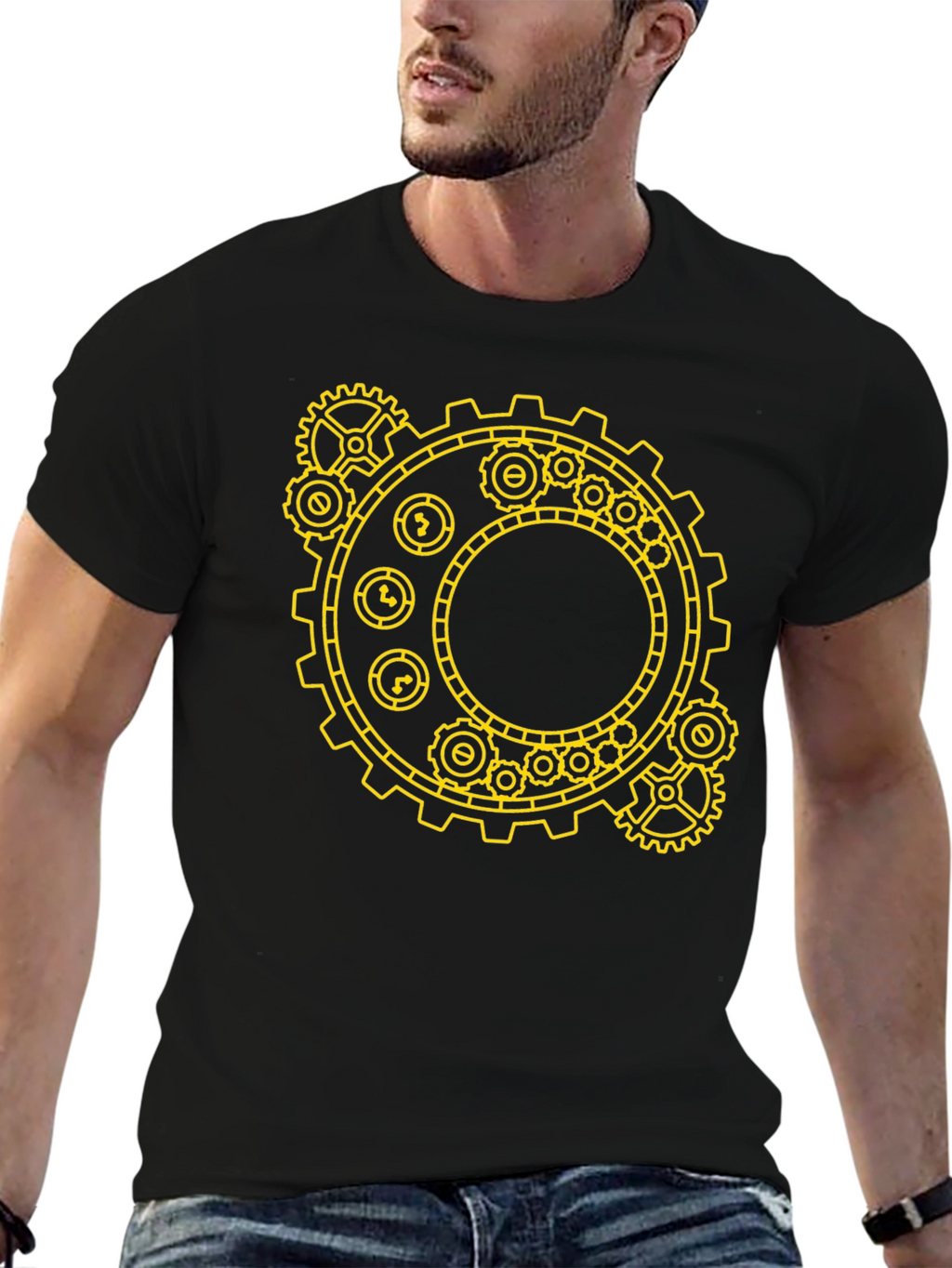 Steampunk Gear Graphic T-Shirt