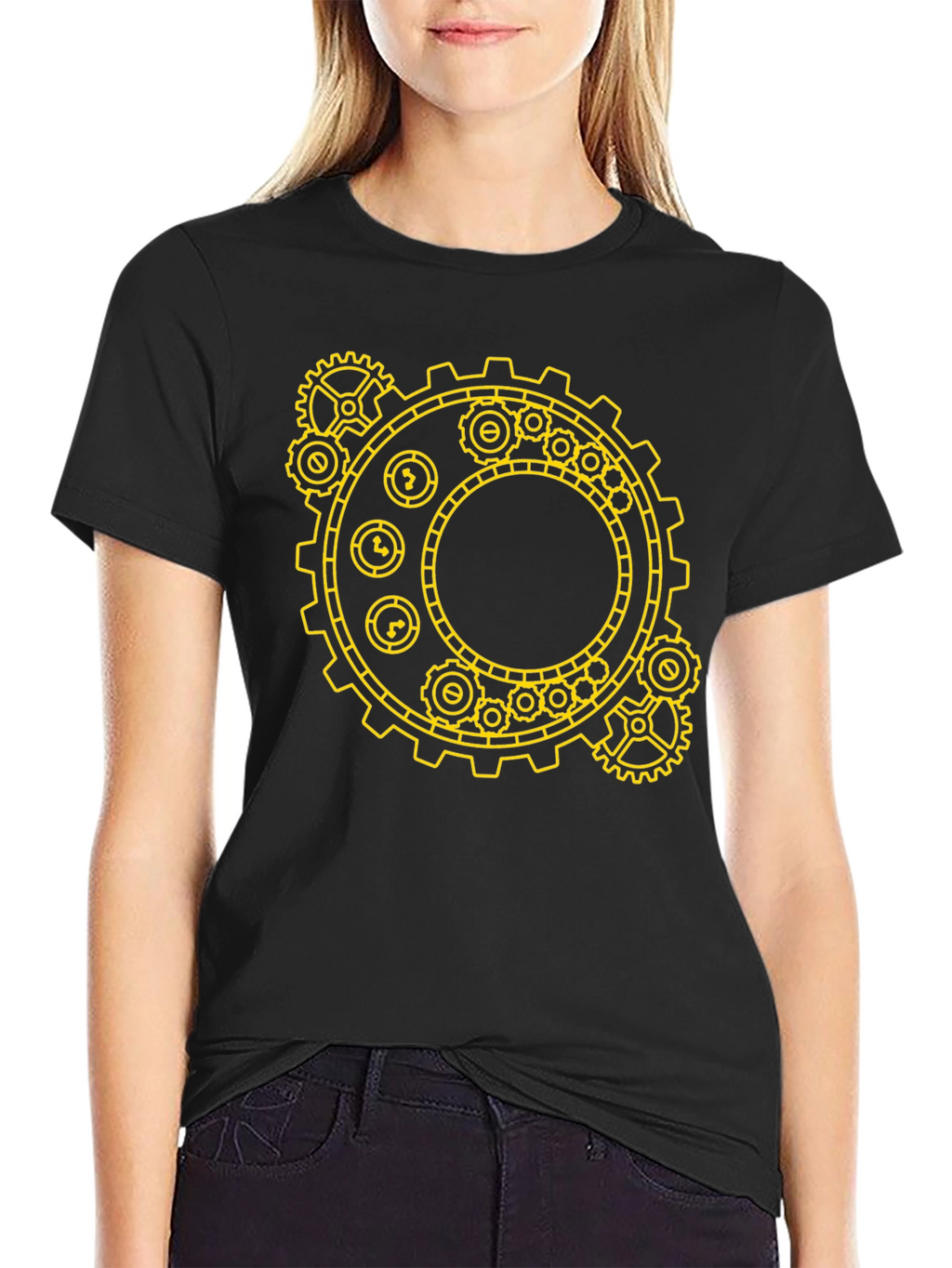 Steampunk Gear Graphic T-Shirt
