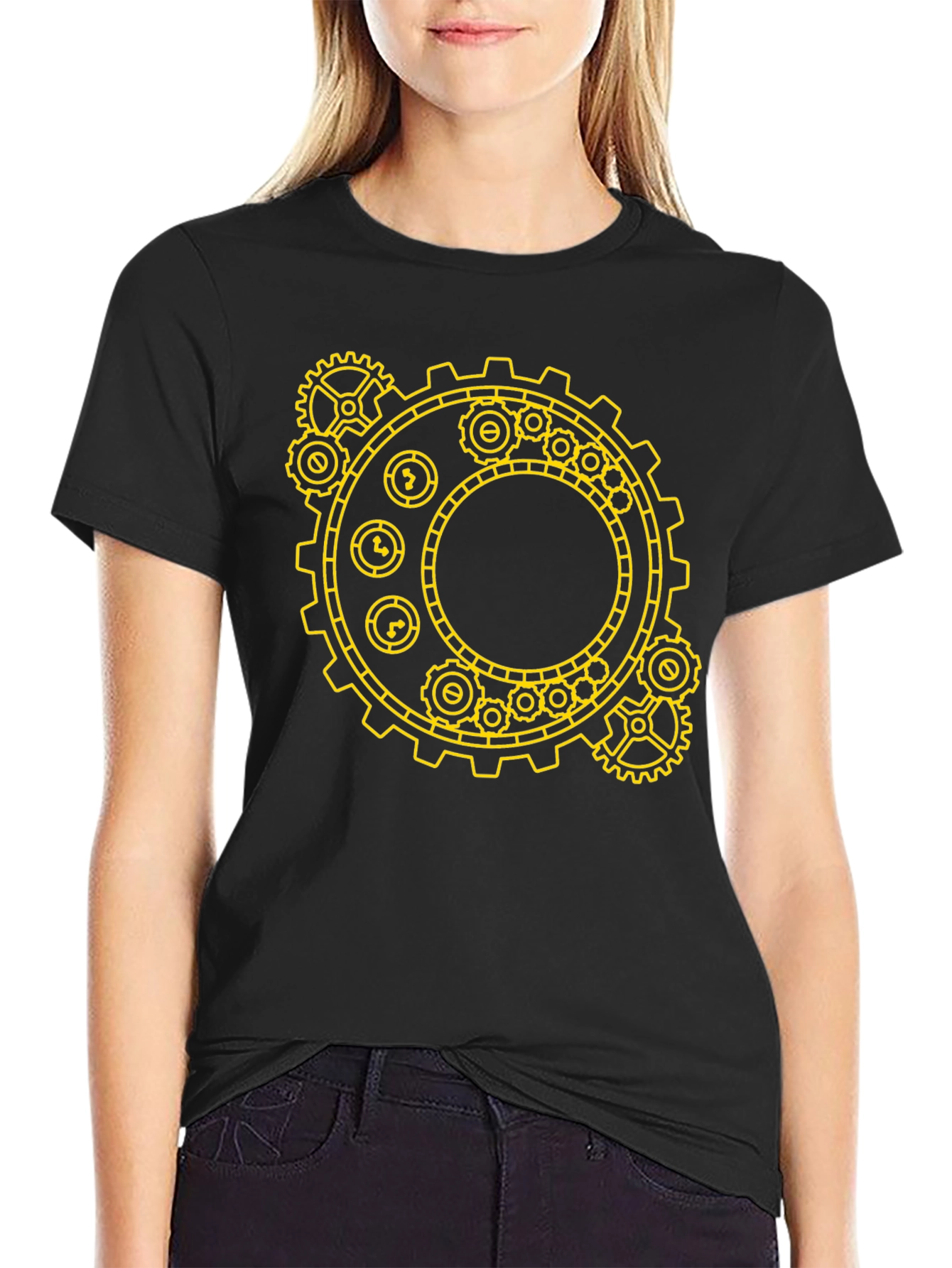 Steampunk Gear Graphic T-Shirt