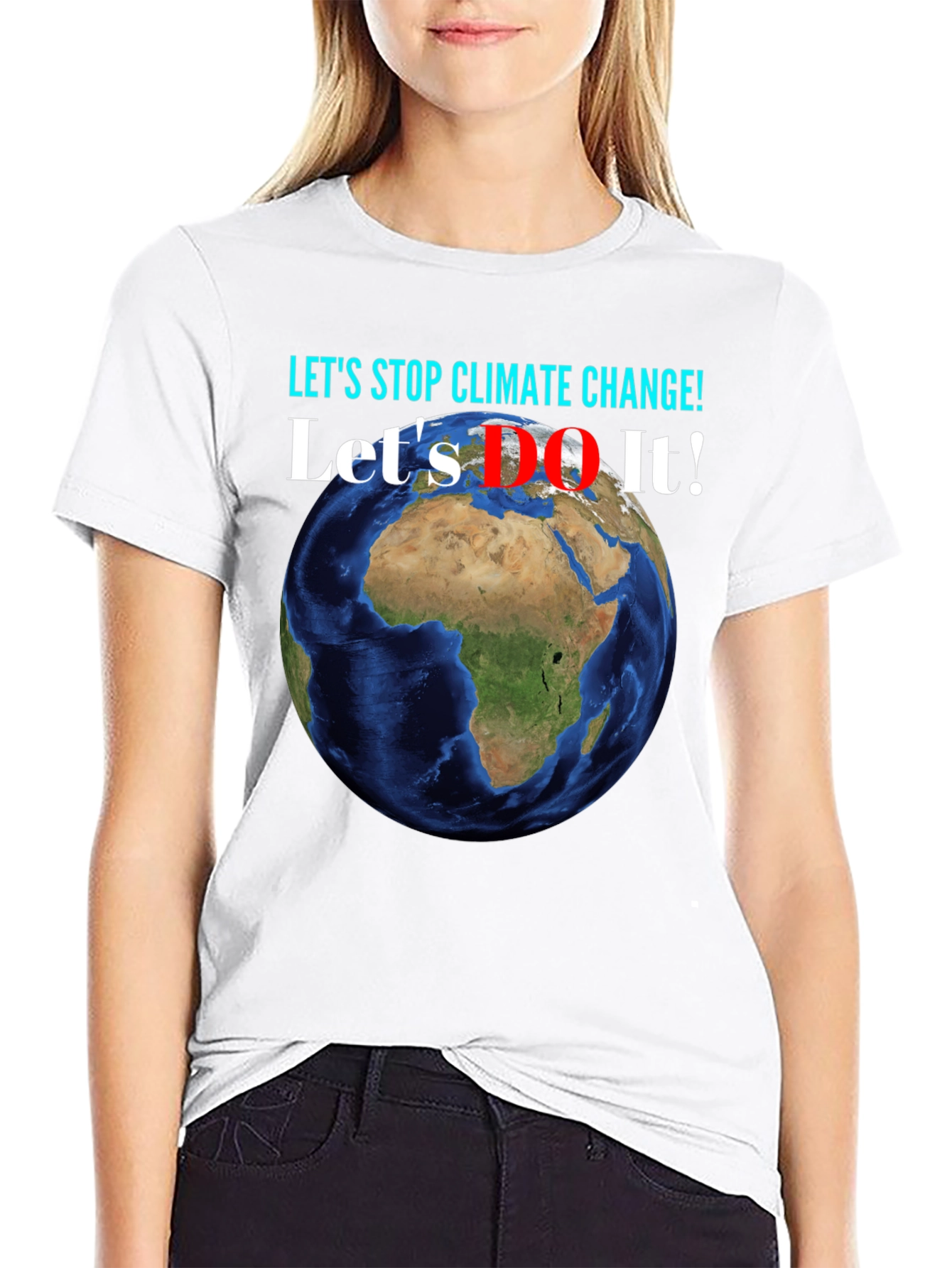 Climate Change Awareness Earth Graphic T-Shirt