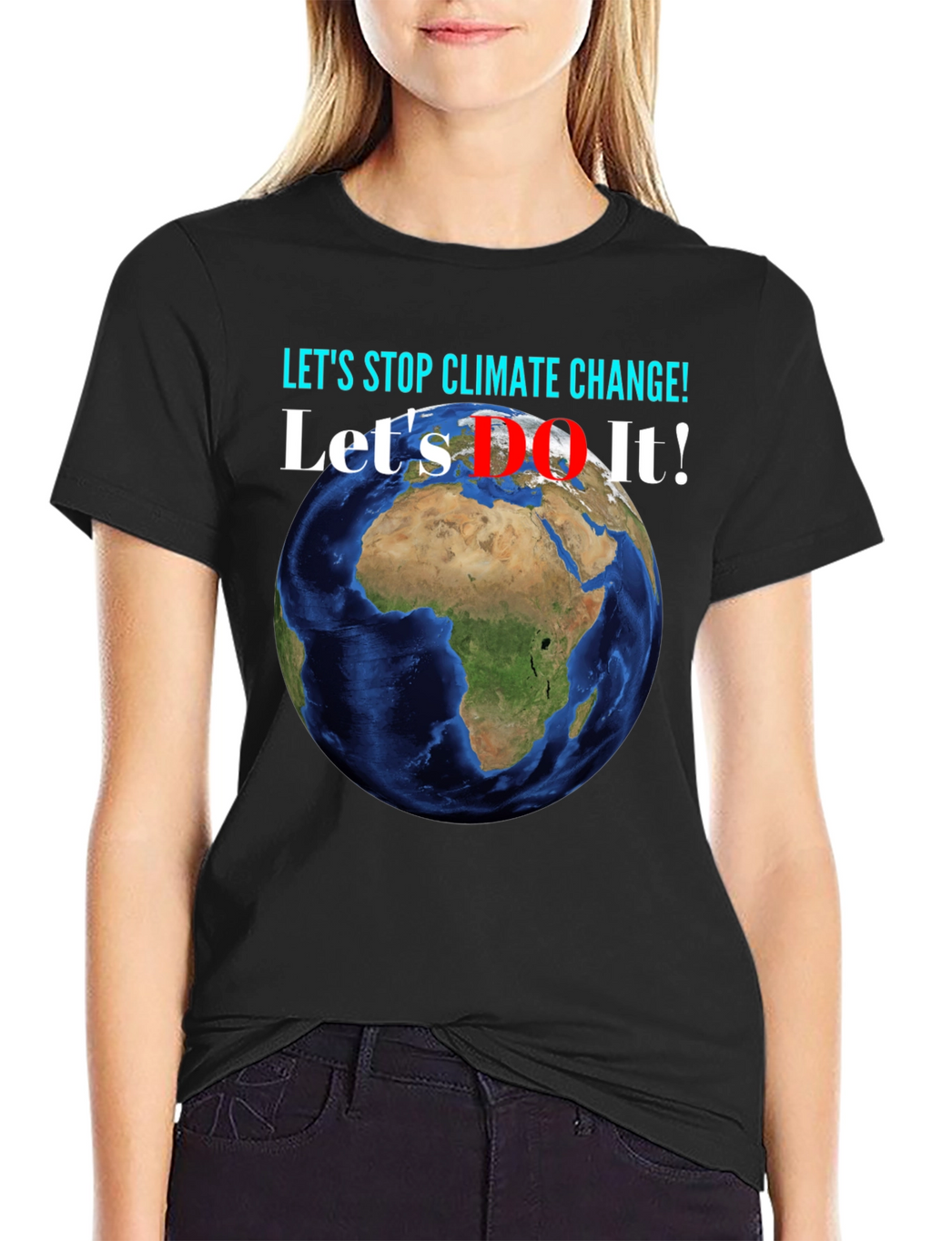 Climate Change Awareness Earth Graphic T-Shirt