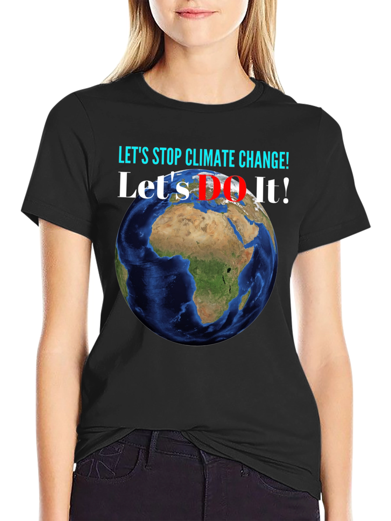 Climate Change Awareness Earth Graphic T-Shirt