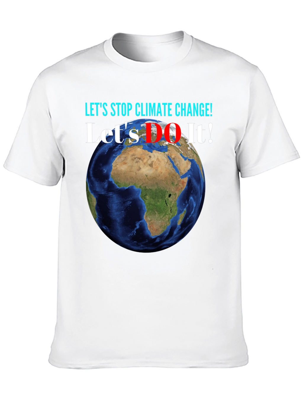 Climate Change Awareness Earth Graphic T-Shirt