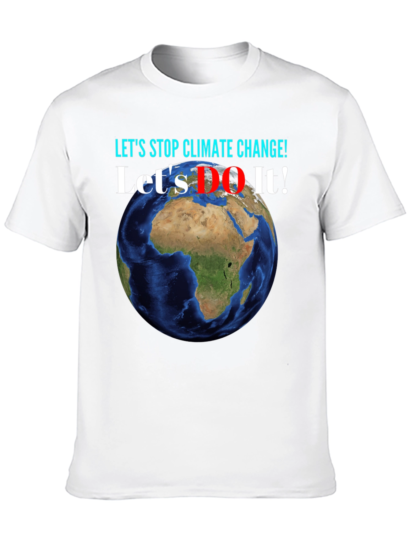 Climate Change Awareness Earth Graphic T-Shirt