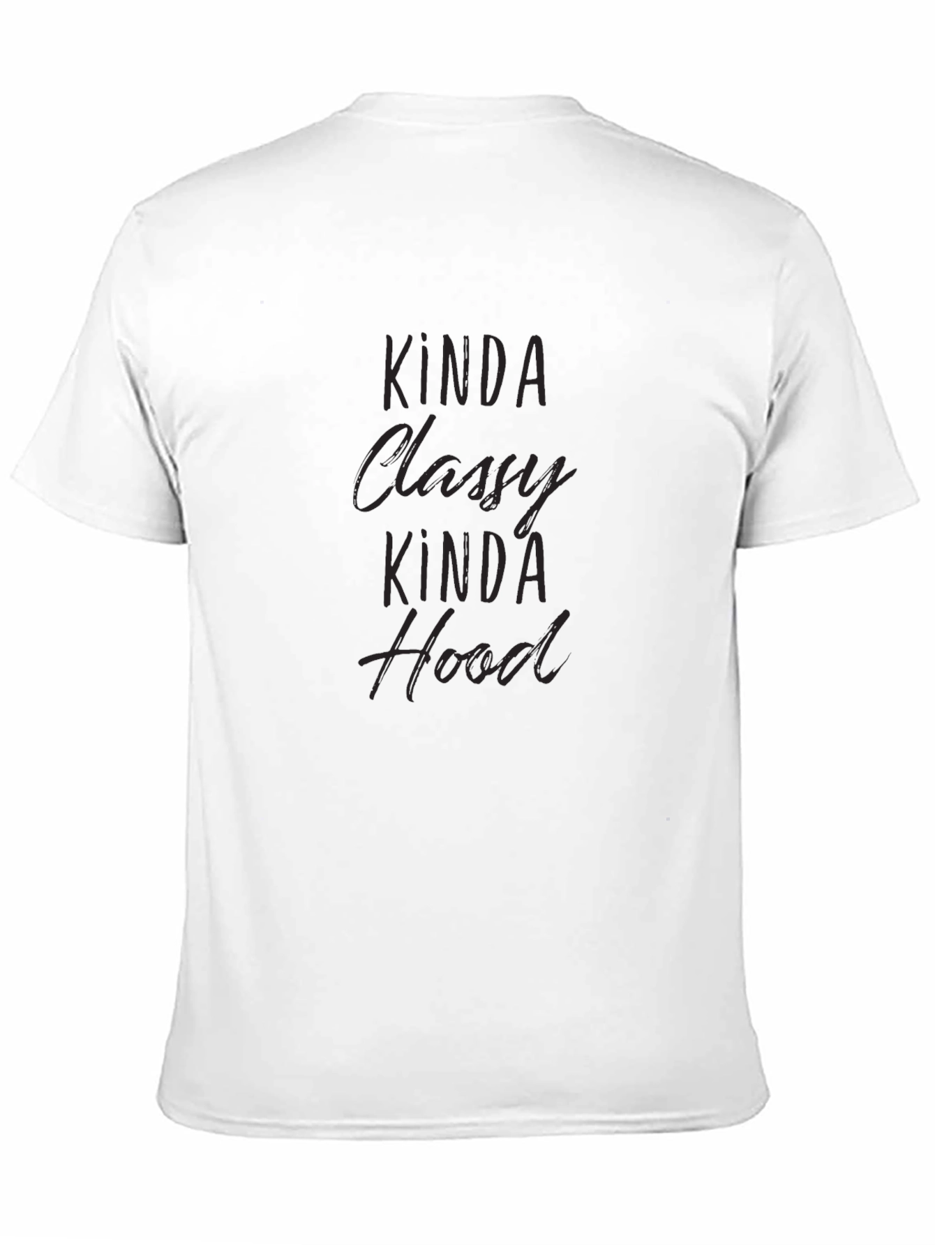 Kinda Classy Kinda Hood Black Graphic Tee