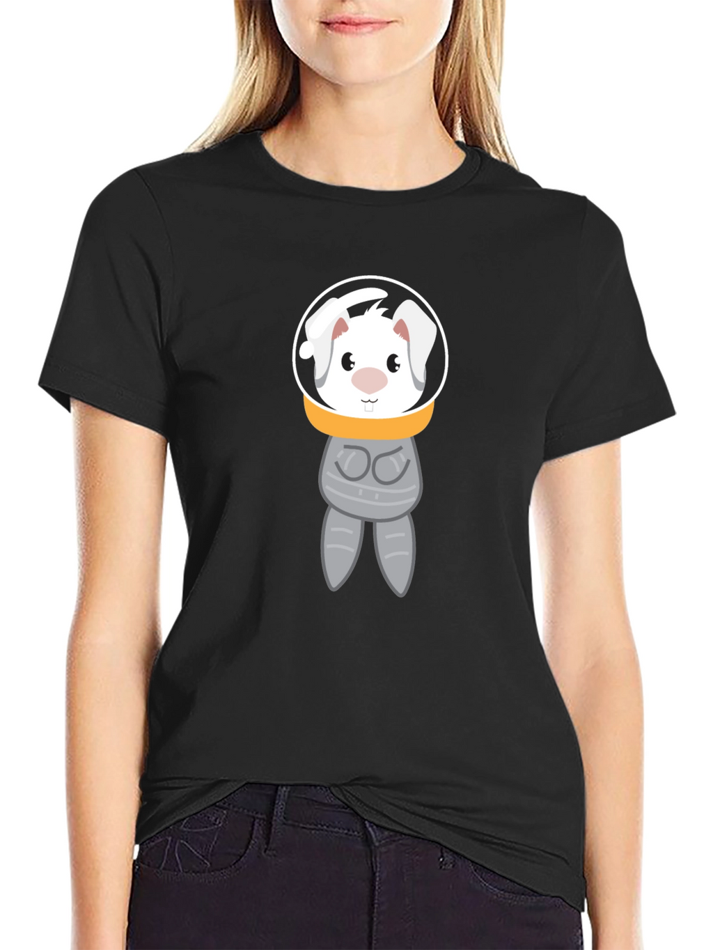 Astronaut Bunny Graphic T-Shirt