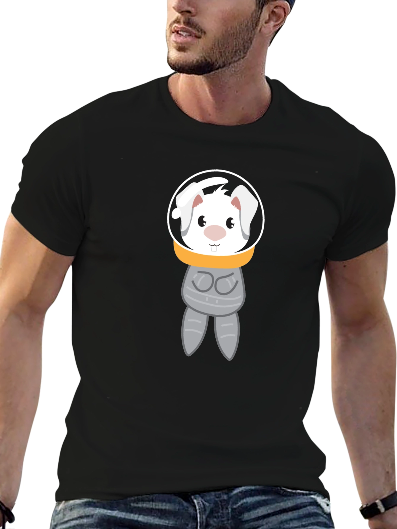 Astronaut Bunny Graphic T-Shirt