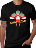 Champion Football Graphic Tee - Black