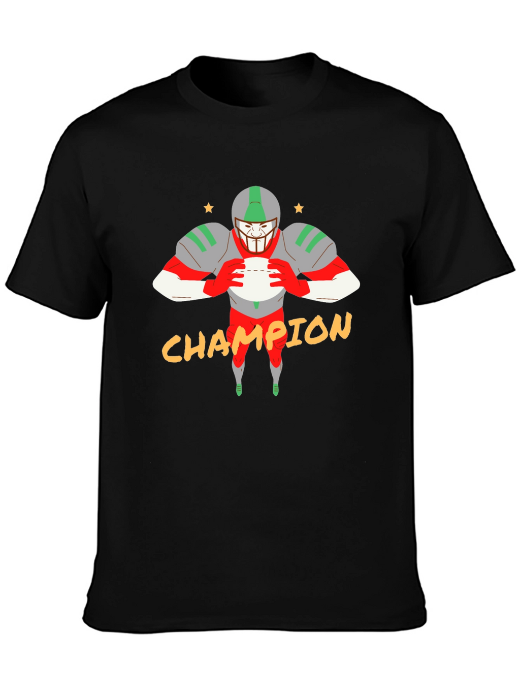 Champion Football Graphic Tee - Black