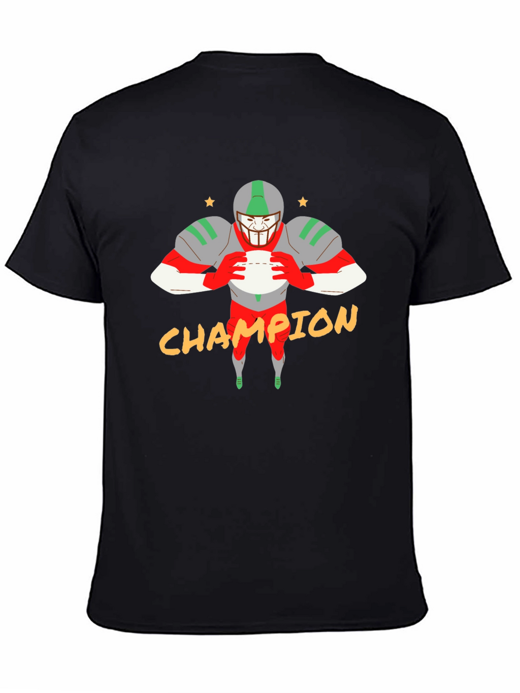 Champion Football Graphic Tee - Black