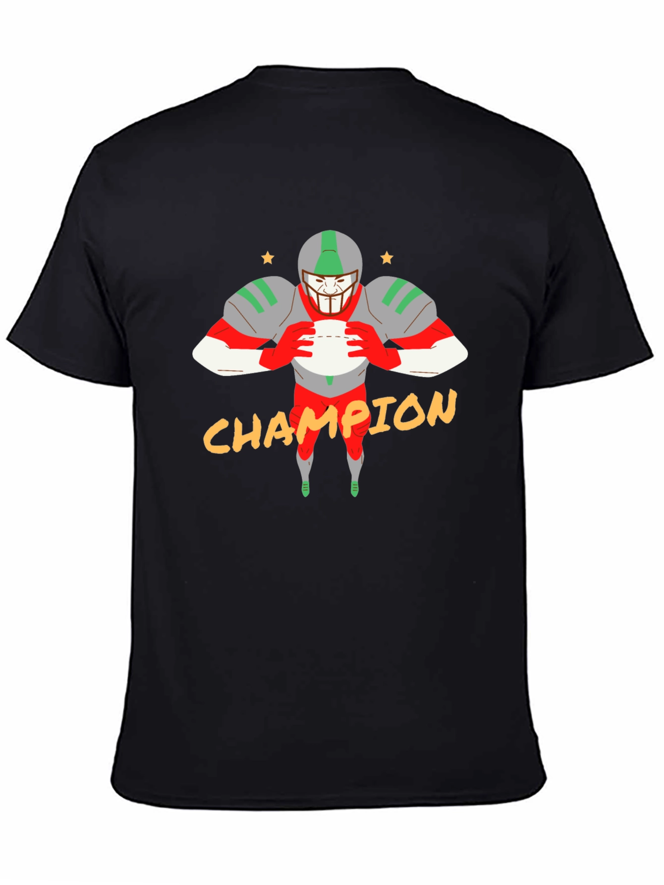 Champion Football Graphic Tee - Black