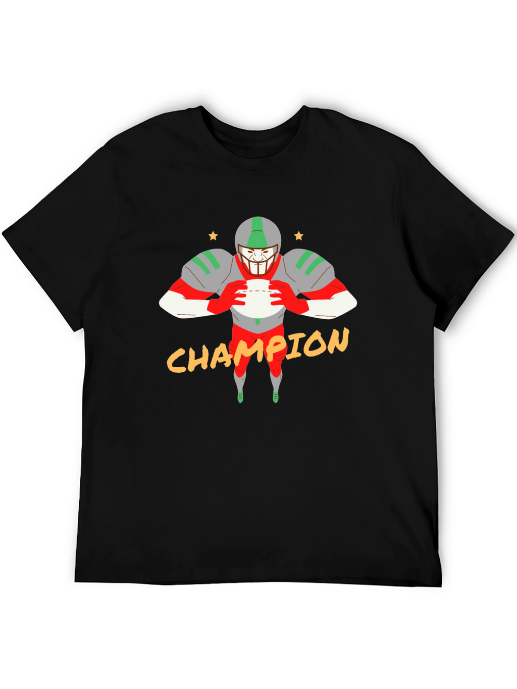 Champion Football Graphic Tee - Black