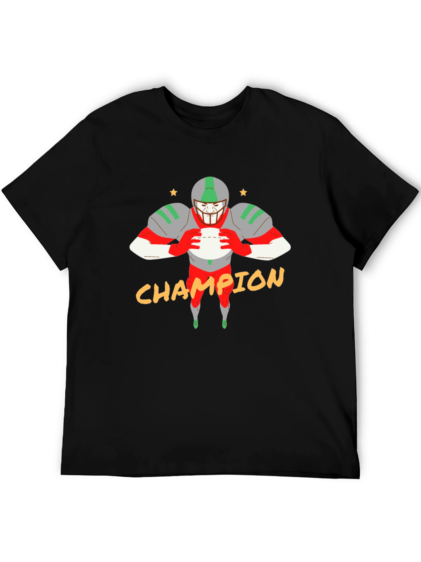 Champion Football Graphic Tee - Black