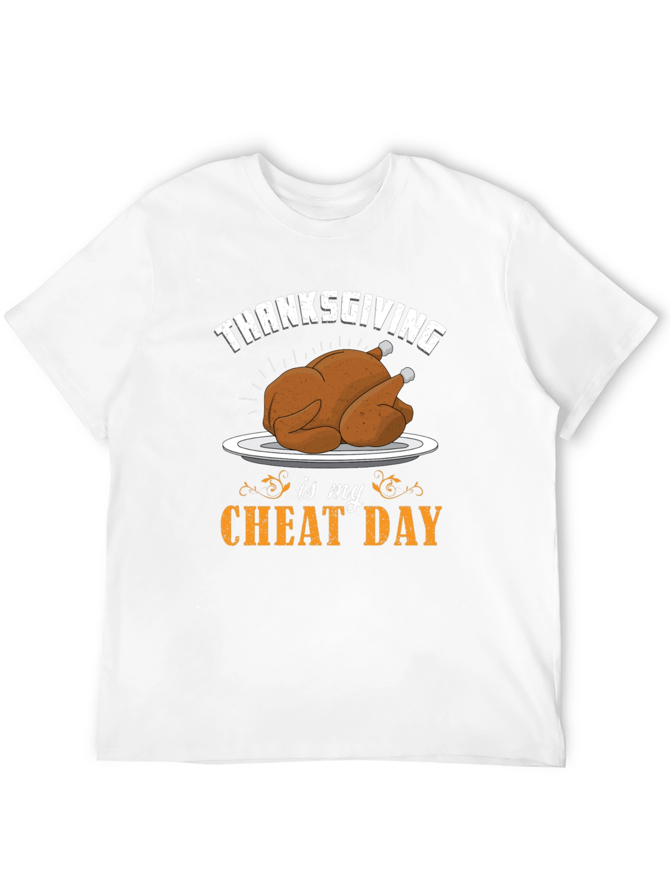 Thanksgiving Cheat Day Graphic T-Shirt