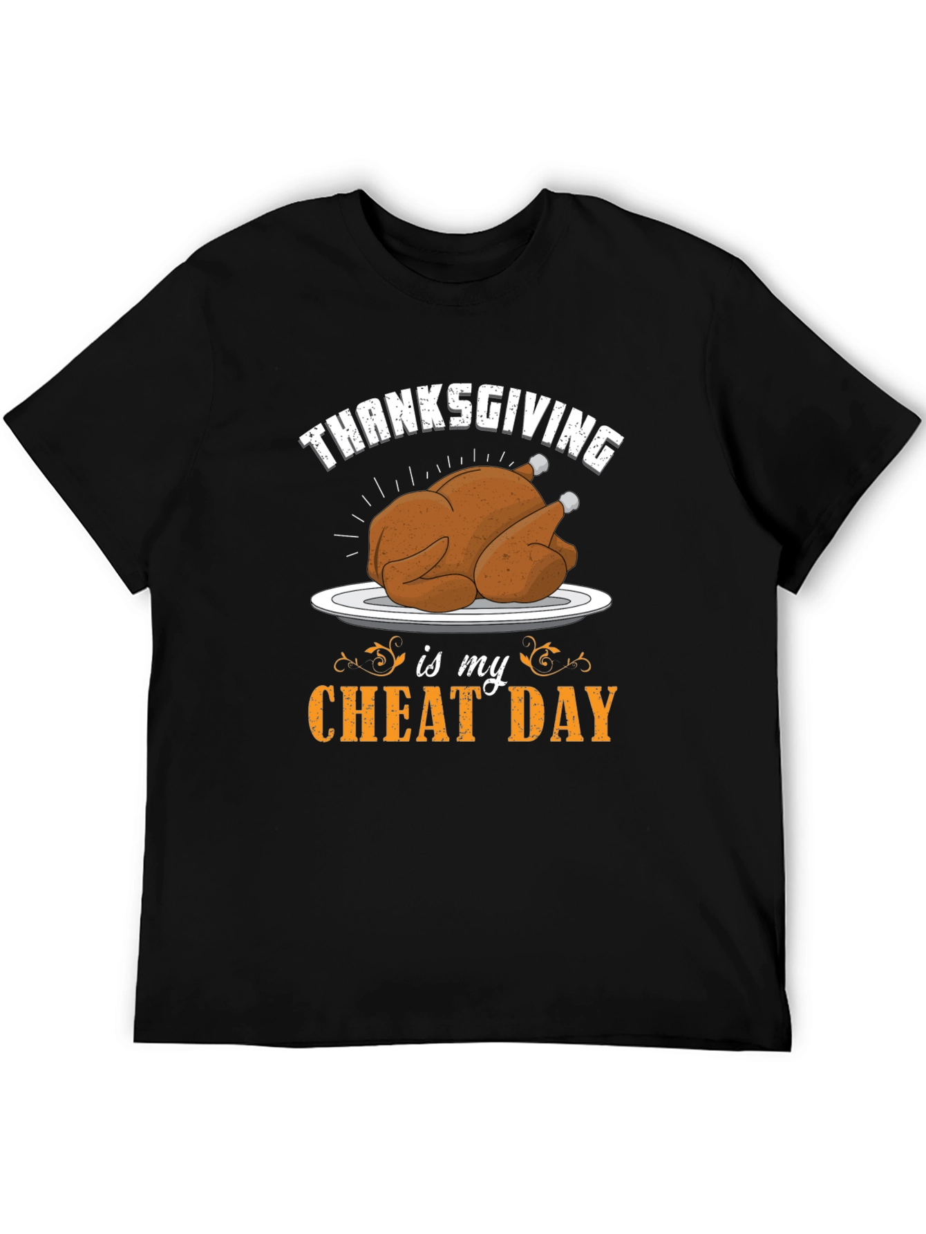 Thanksgiving Cheat Day Graphic T-Shirt
