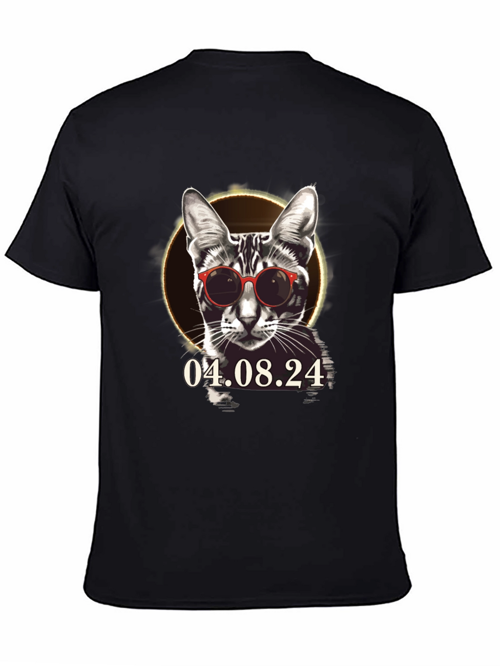 Cool Cat Eclipse 2024 T-Shirt