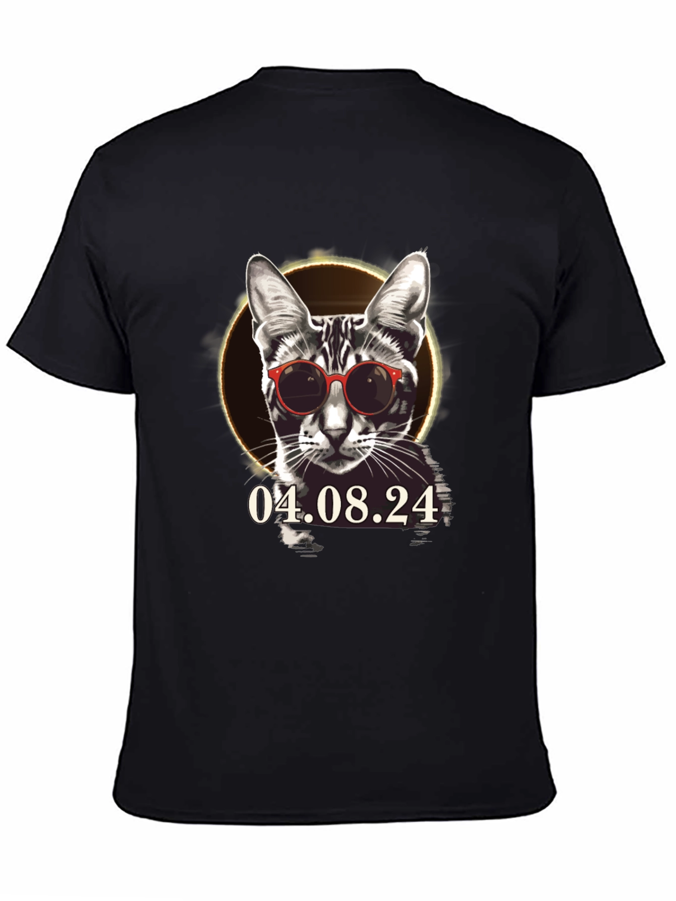 Cool Cat Eclipse 2024 T-Shirt