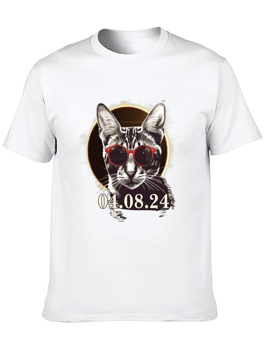 Cool Cat Eclipse 2024 T-Shirt