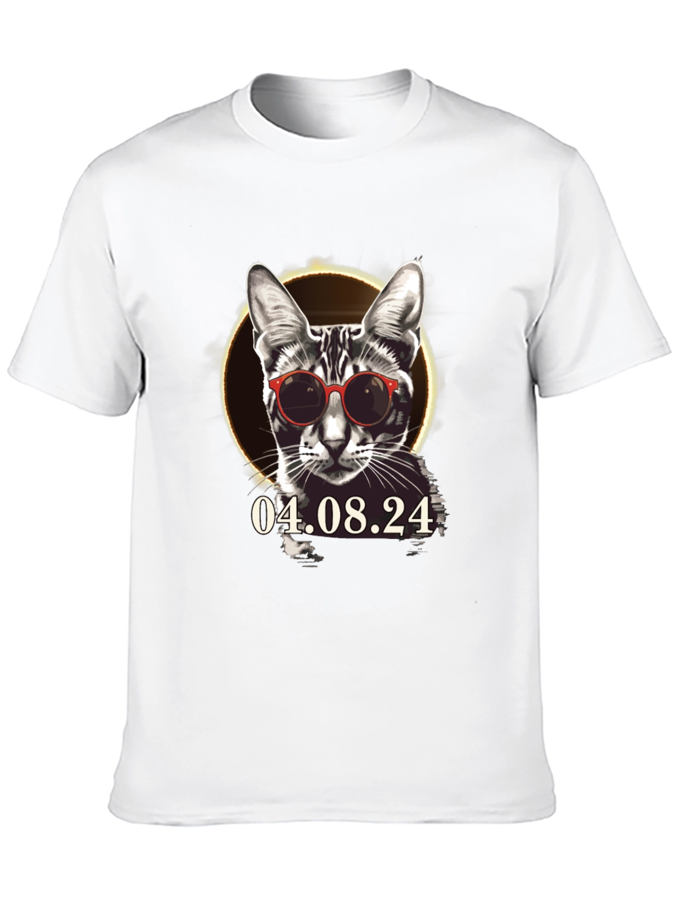 Cool Cat Eclipse 2024 T-Shirt