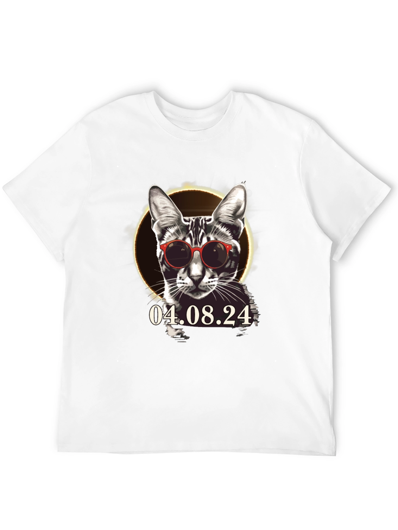 Cool Cat Eclipse 2024 T-Shirt