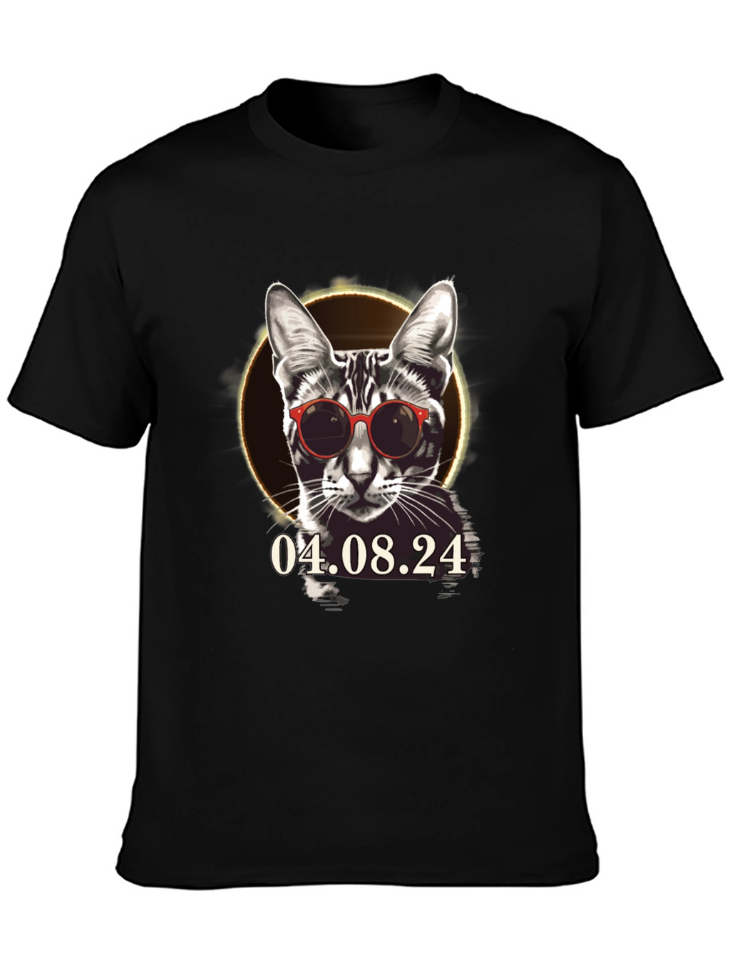 Cool Cat Eclipse 2024 T-Shirt