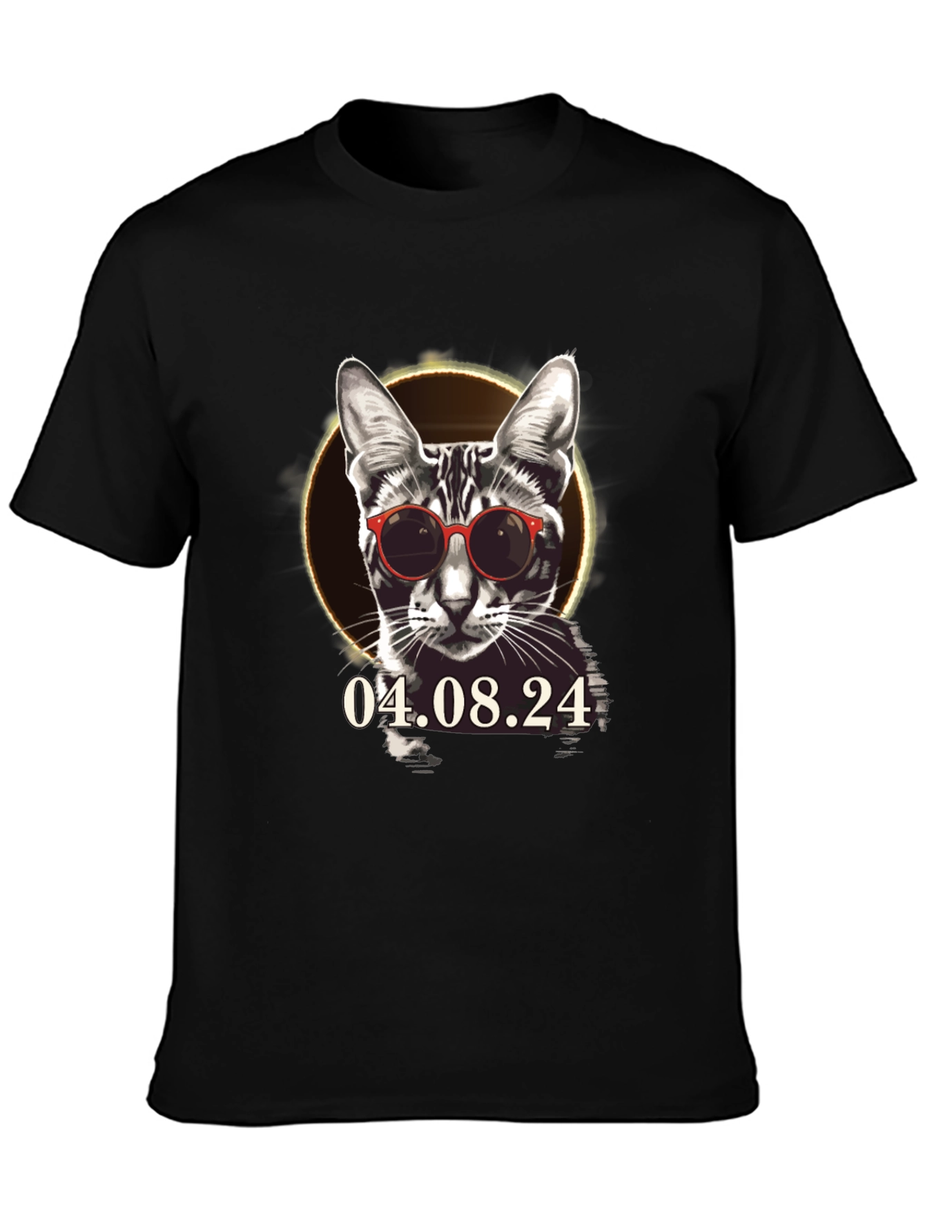 Cool Cat Eclipse 2024 T-Shirt