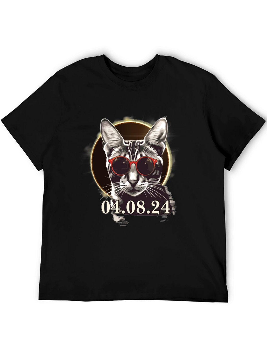 Cool Cat Eclipse 2024 T-Shirt
