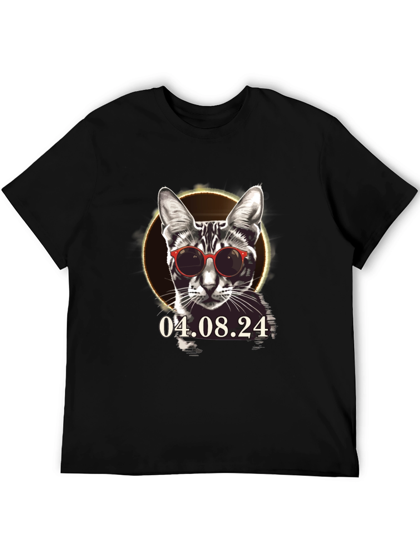 Cool Cat Eclipse 2024 T-Shirt