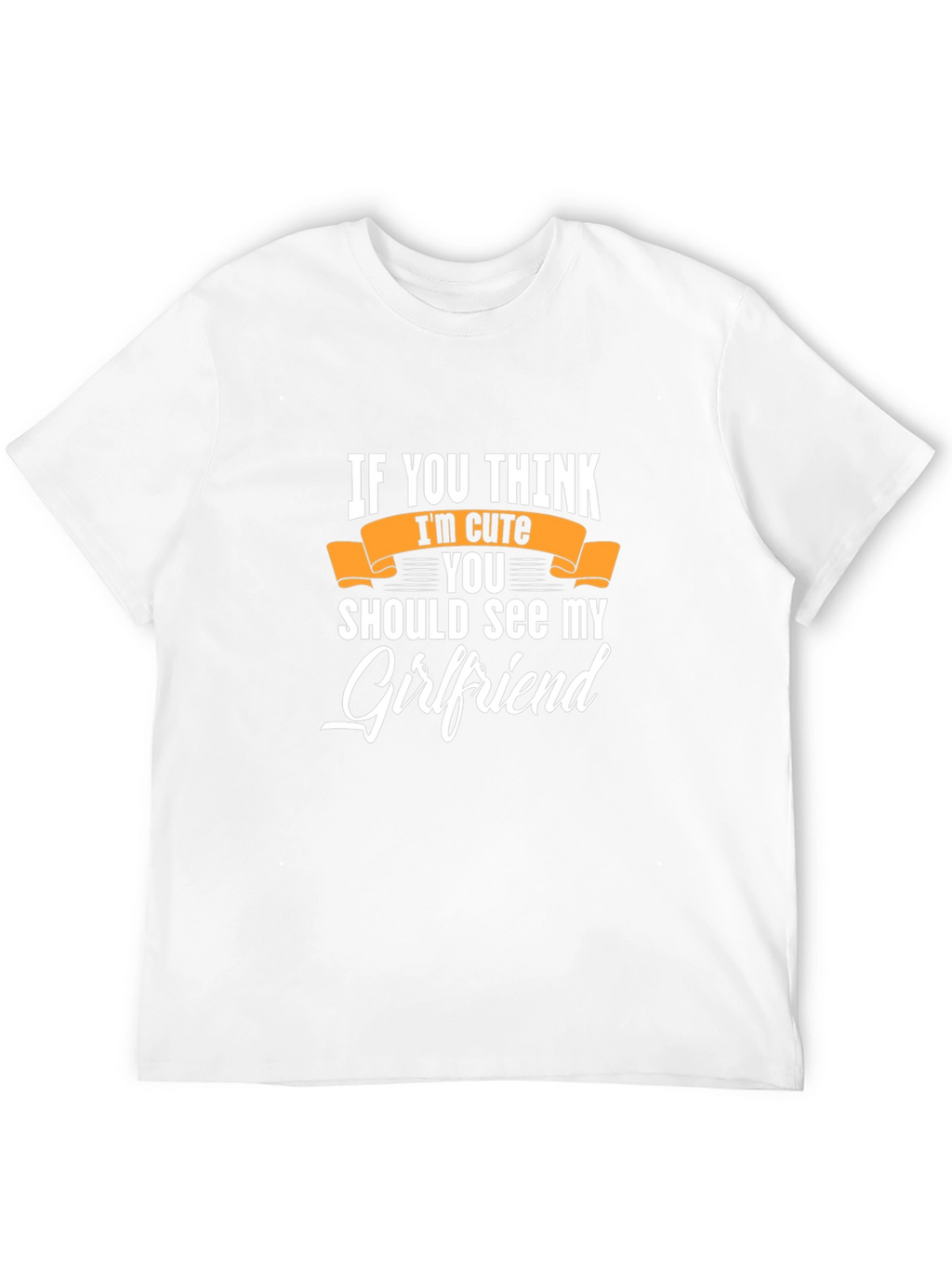 Cute Girlfriend Black Graphic Tee