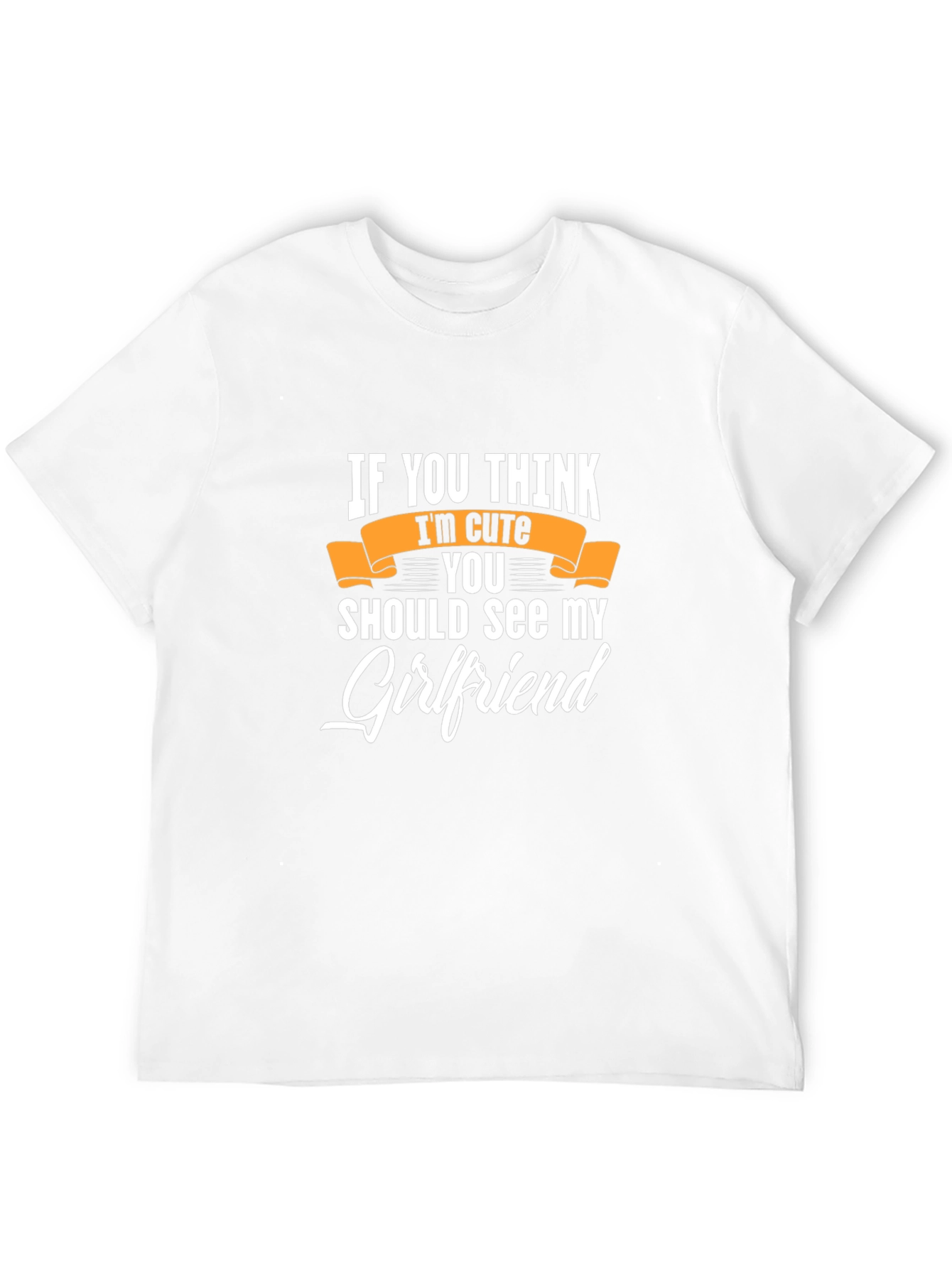 Cute Girlfriend Black Graphic Tee