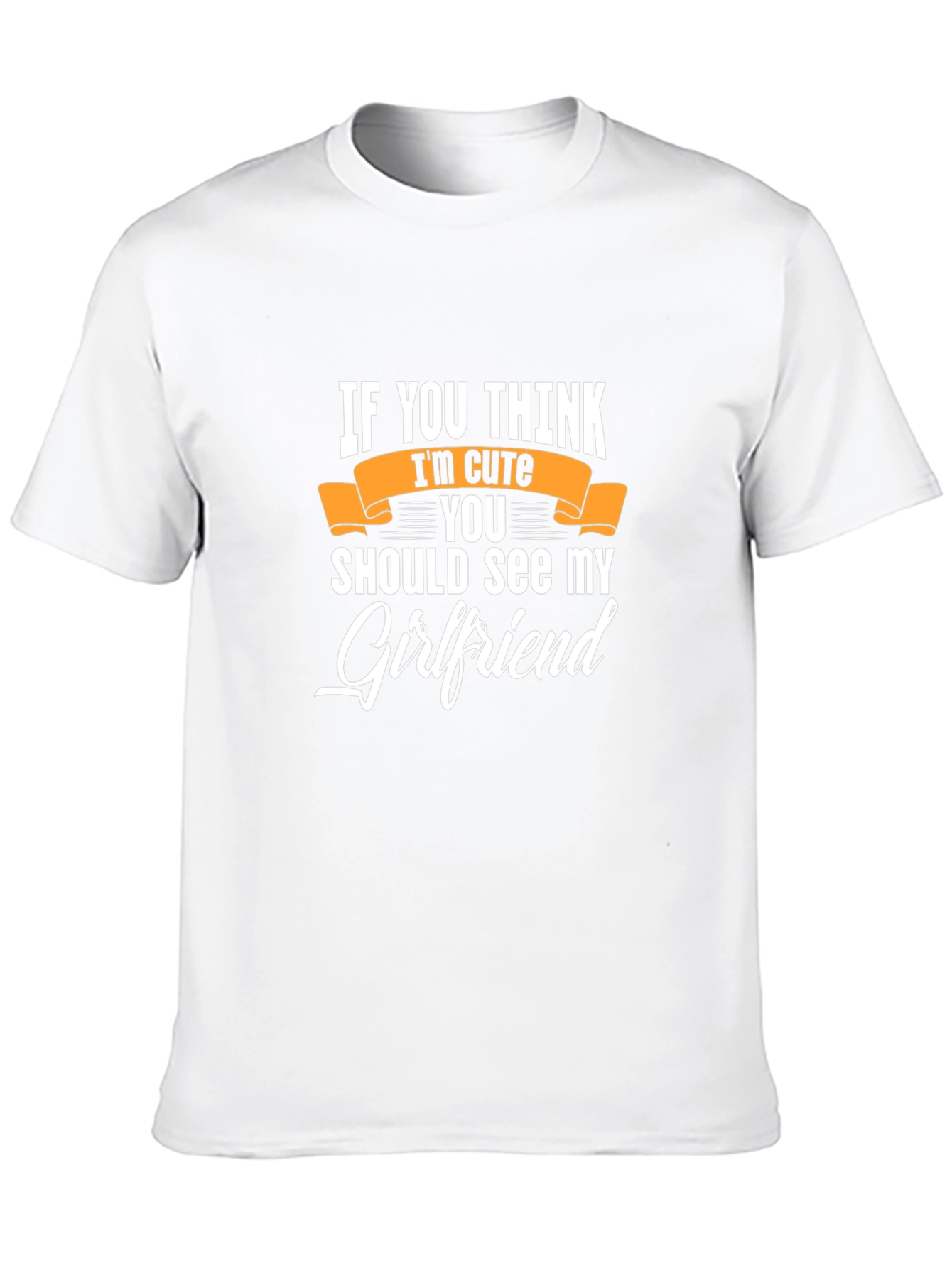 Cute Girlfriend Black Graphic Tee