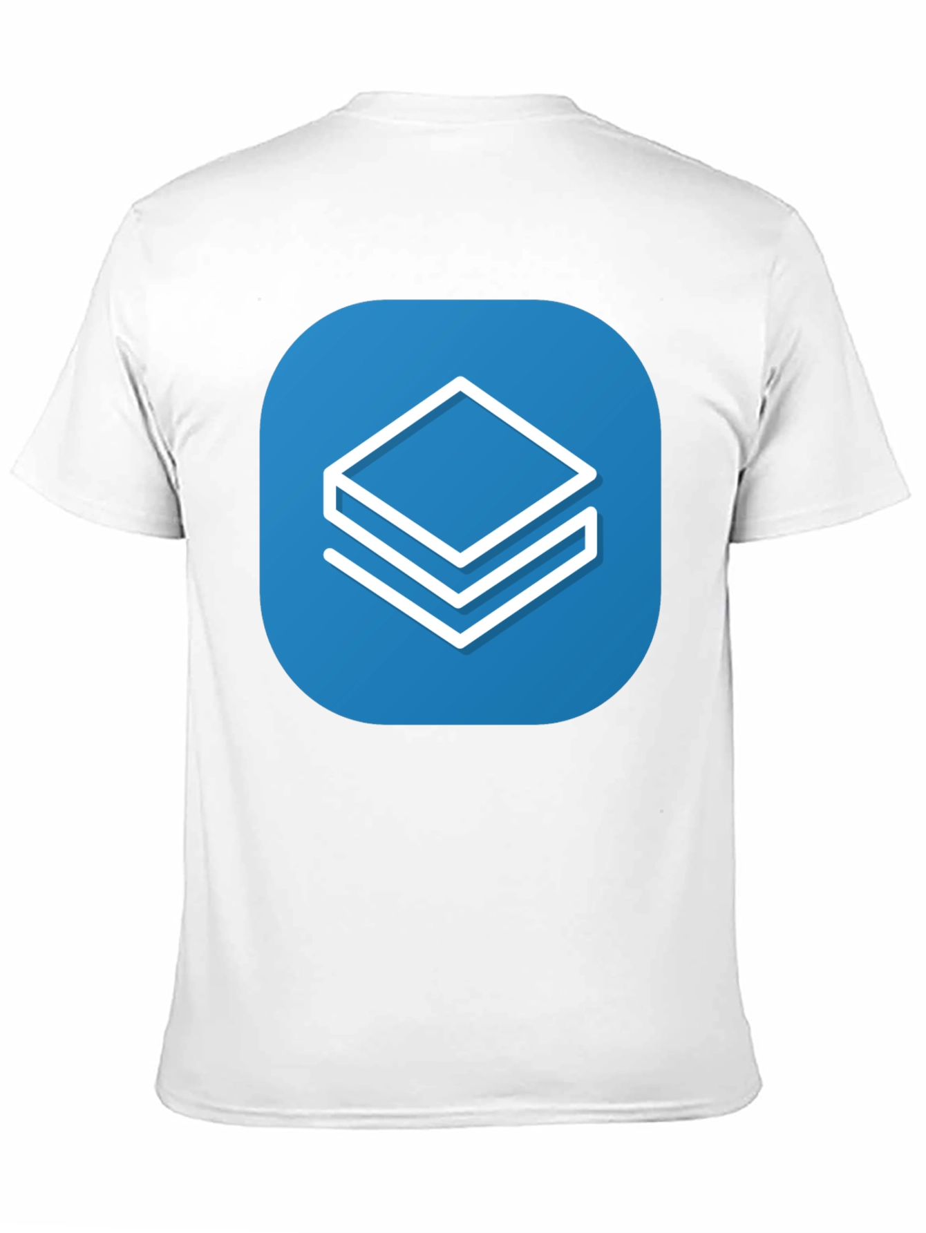 Abstract Stacked Squares Graphic T-Shirt - Casual Style