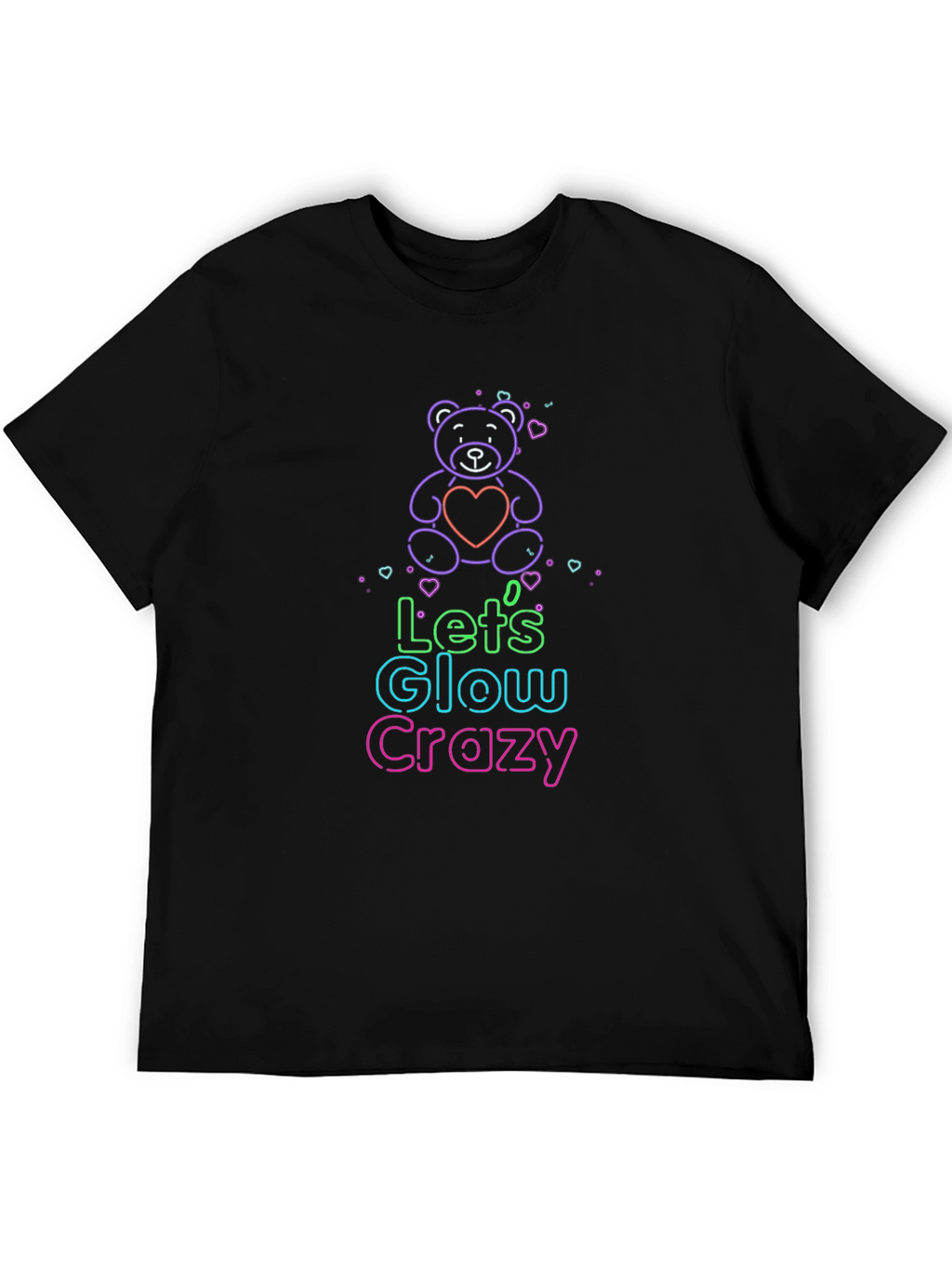 Glow Crazy Bear Graphic Tee