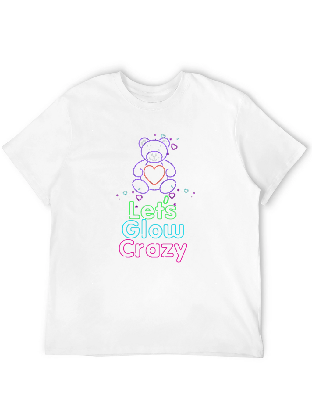 Glow Crazy Bear Graphic Tee