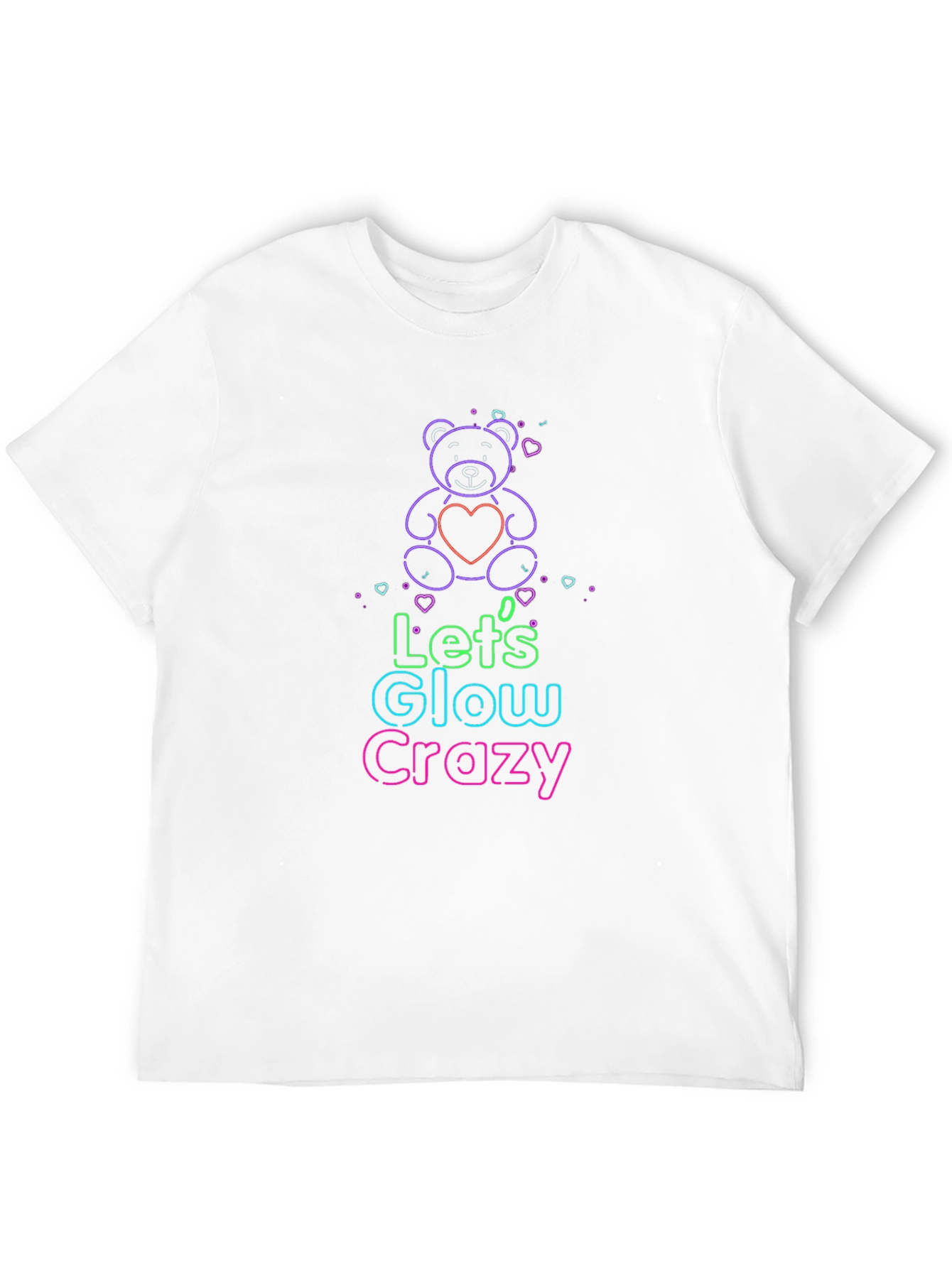 Glow Crazy Bear Graphic Tee