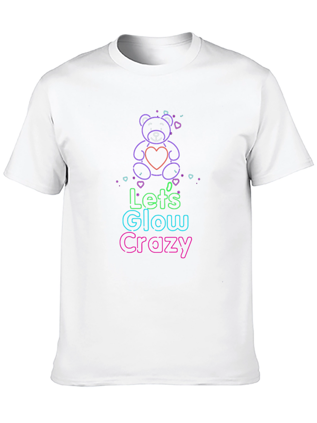 Glow Crazy Bear Graphic Tee