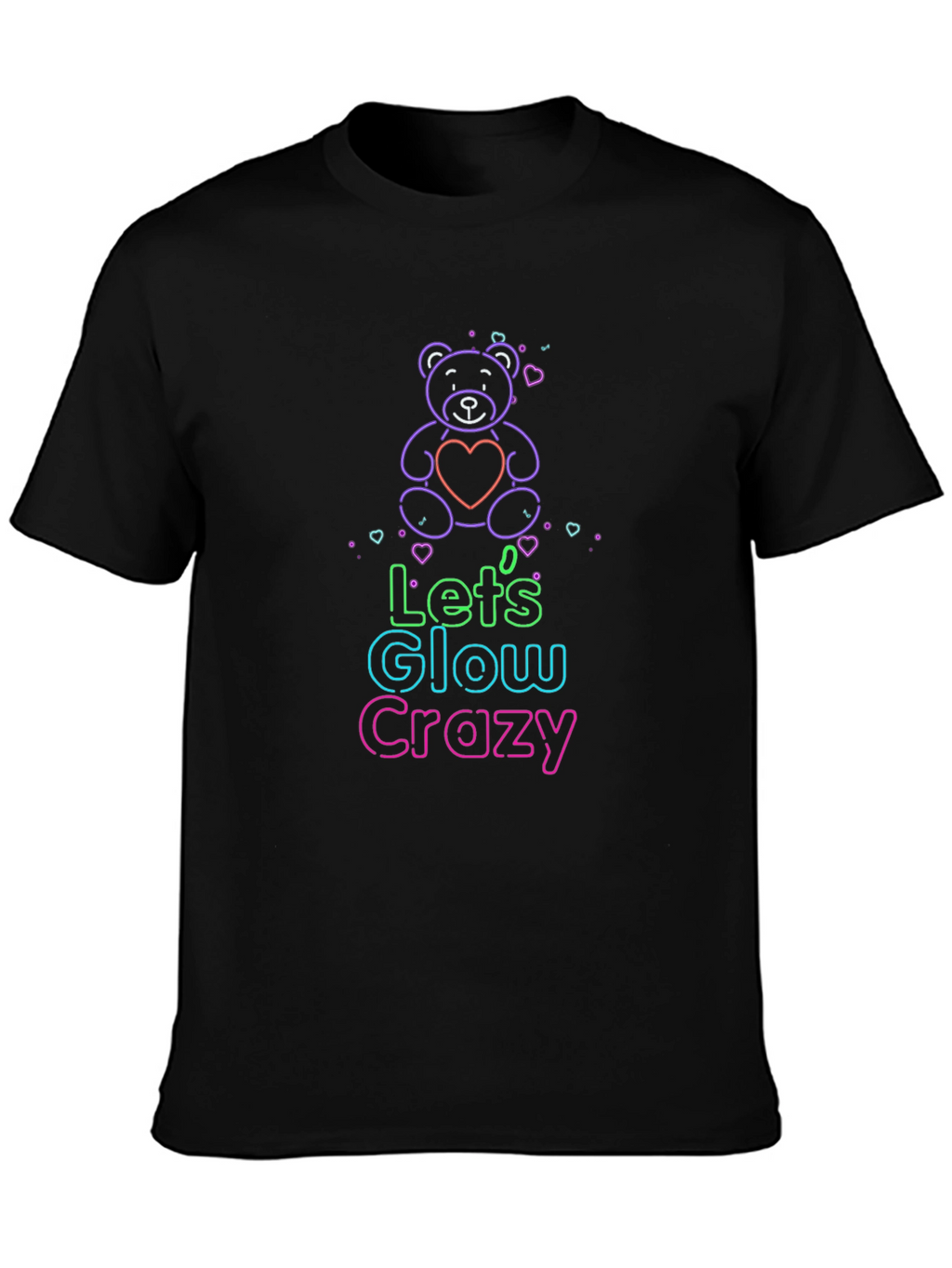 Glow Crazy Bear Graphic Tee