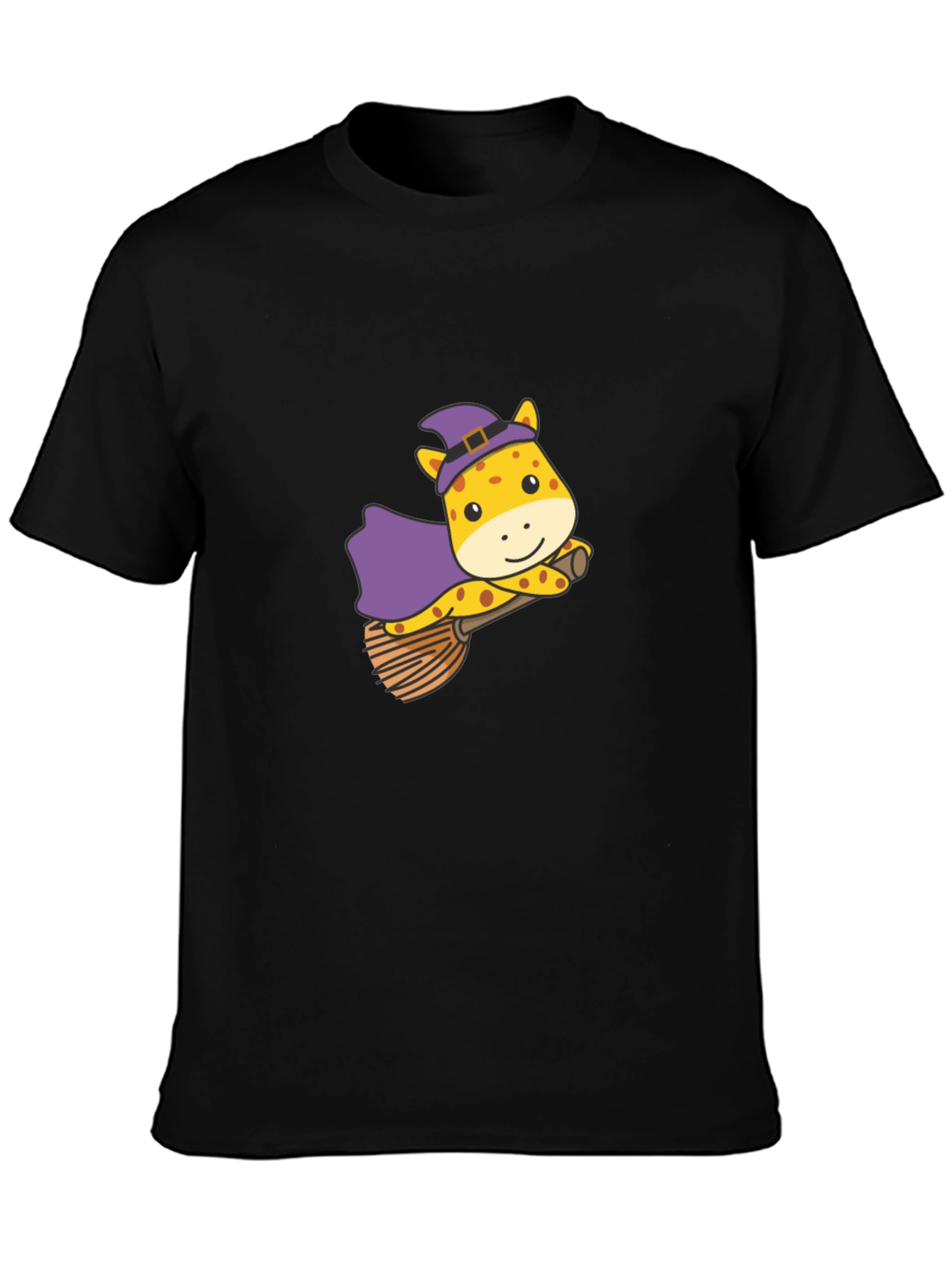 Giraffe Witch T-Shirt - Halloween Fun