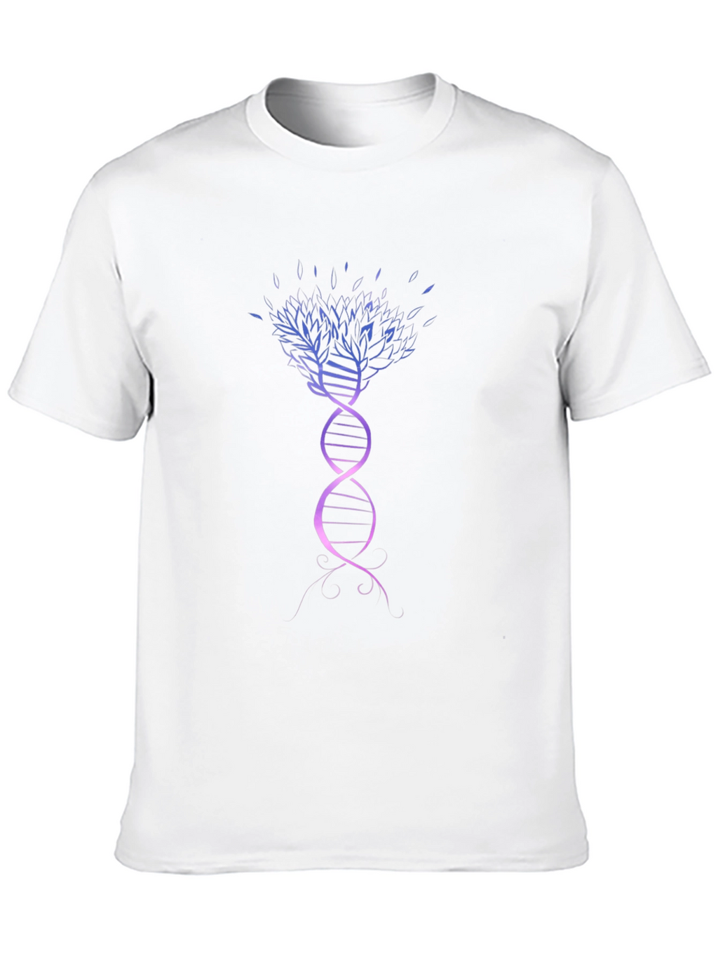 DNA Tree Graphic T-Shirt - Stylish Biology Tee